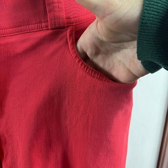 Verve Blues coral colored Capri pants with rhinestone embellishment.  Stretch - Picture 8 of 10